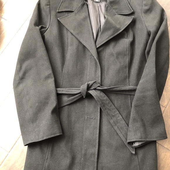 New York & Company Belted Trench Coat - Picture 4 of 4
